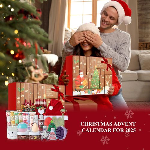 Advent Calendar 2025 - 24 Days of Beauty Gifts for Women | Perfect Countdown to Christmas