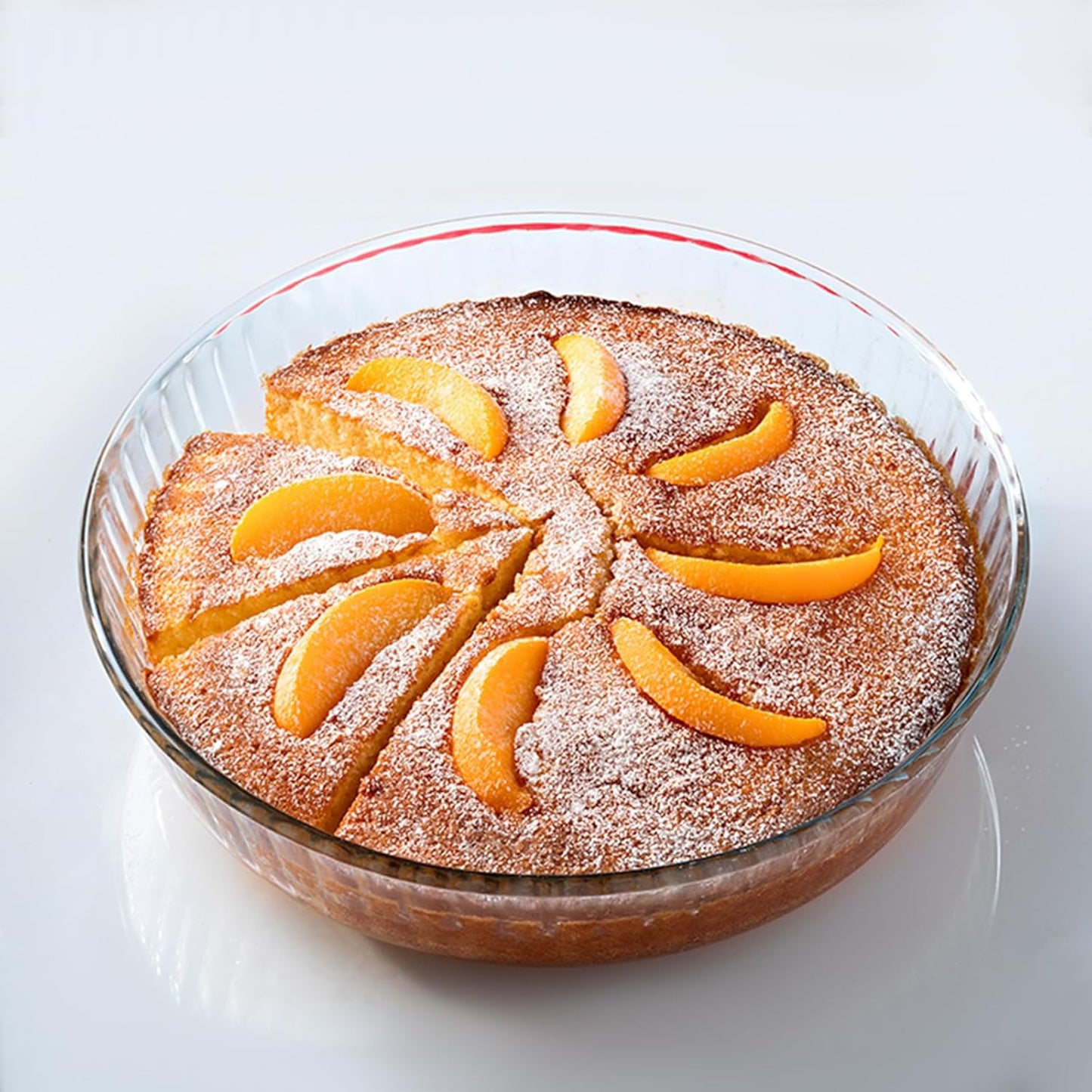 Skiennix 10-Inch Glass Deep Pie Dish - Durable Clear Baking Dish for Perfect Pies & Quiches