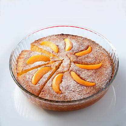 Skiennix 10-Inch Glass Deep Pie Dish - Durable Clear Baking Dish for Perfect Pies & Quiches