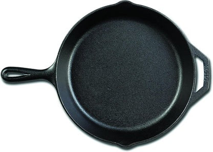 Lodge Seasoned Cast Iron Skillet - PFAS-Free Non-Toxic Cookware - 12-Inch Naturally Non-Stick Design