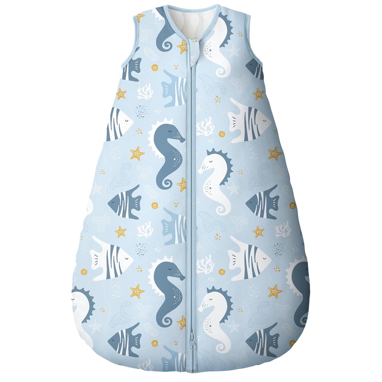 Yoofoss Baby Sleep Sack - 0-6 Months | TOG 2.5 Organic Cotton Wearable Blanket - Warm & Comfy