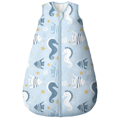 Yoofoss Baby Sleep Sack - 0-6 Months | TOG 2.5 Organic Cotton Wearable Blanket - Warm & Comfy