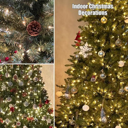 HISHINY Christmas Lights - 100 Count Clear String Lights for Indoor/Outdoor Decor | UL Certified, 21 Feet