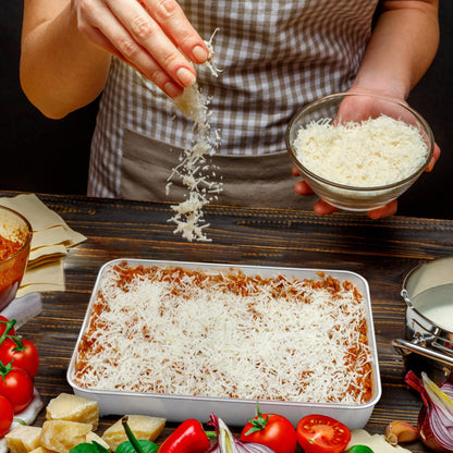 TeamFar Rectangular Cake Pan, 10.5’’ x 8’’ x 2’’ Stainless Steel BakingLasagna Cake Pan, Non-Toxic & Heavy Duty, Brushed Surface & Deep Side, Easy Clean & Dishwasher Safe - 4 PCS