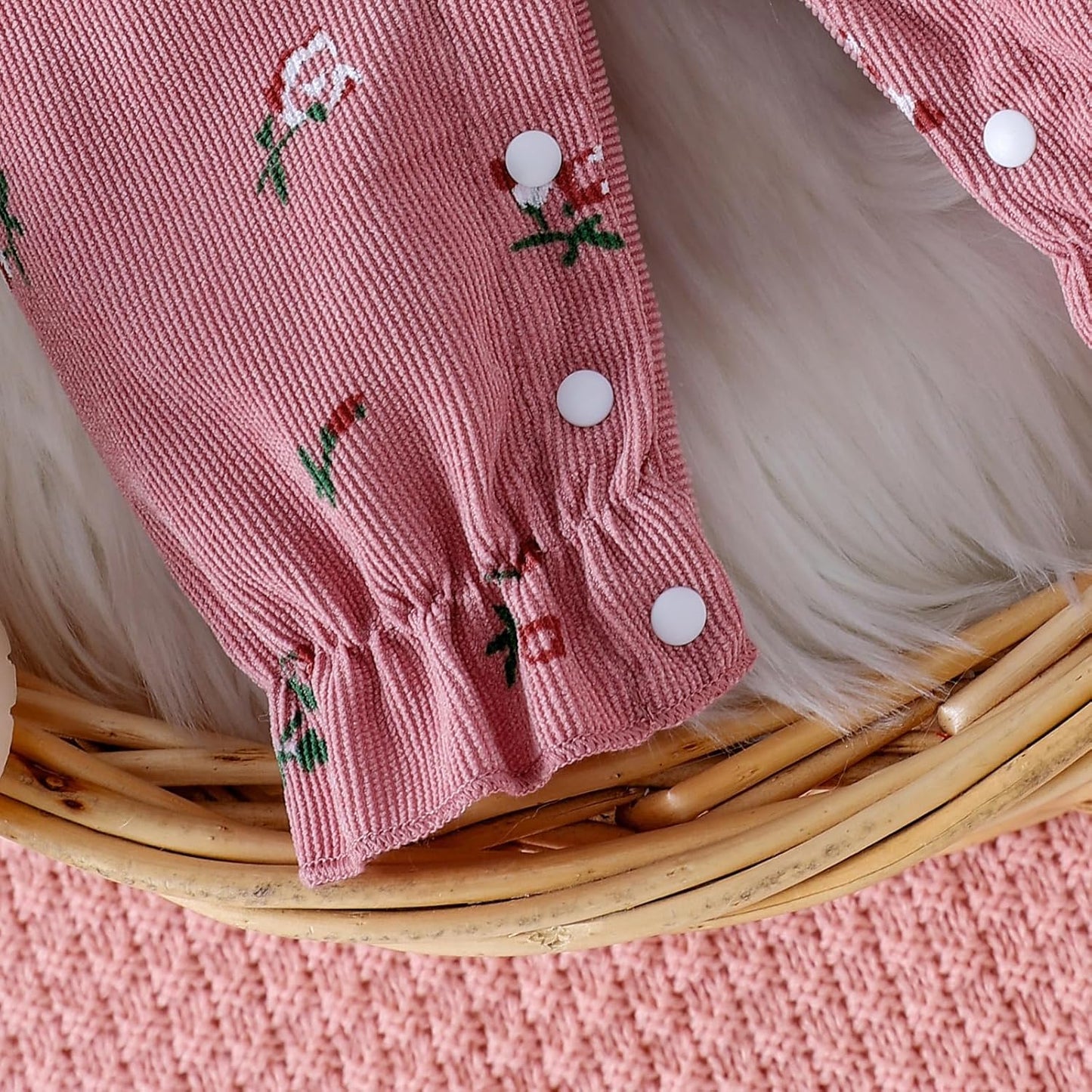 YINGISFITM Newborn Baby Girl Long Sleeve Romper - Cozy One-Piece Jumpsuit for Fall/Winter | Sizes 0-18 Months