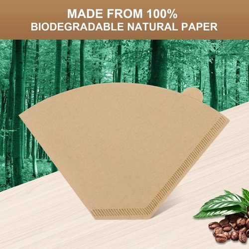 Cuisinart 100-Pack Disposable Coffee Paper Filters - Perfect Fit for Smooth Brewing