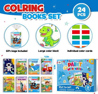 ZMLM Mini Water Coloring Books - Fun Party Favors for Kids Ages 4-8 | Bulk Goodie Bag Stuffers