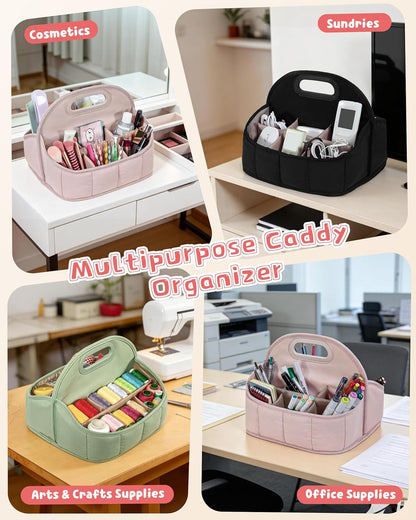 Rexmica Marker Organizer Case - Large Caddy Bag for 210-400 Markers | Versatile Storage for Art & Crafts