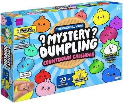 Dumpling Squishy Advent Calendar - 24-Day Mystery Countdown | Stress Relief Fidget Toy for Anxiety