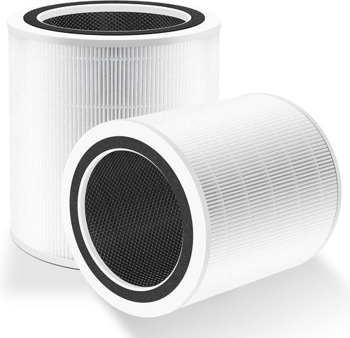 Funmit Core 400S Replacement Filter - 3-in-1 for LEVOIT Smart WiFi Air Purifier | 2 Pack, White