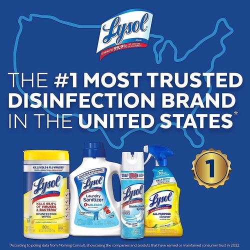 Lysol Disinfectant Toilet Bowl Cleaner - Powerful Germ Protection | 4 Count