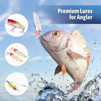 Fishing Advent Calendar 2025 - 24 Days of Premium Fishing Lures | Perfect Xmas Gift for Men & Teens
