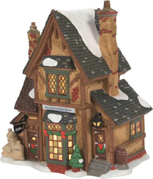 Department 56 Garraway's Coffee House | Lit 8-Inch Building Decor - Multicolor Charm