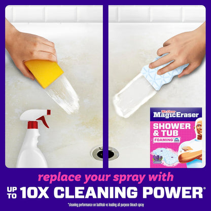 Mr. Clean Magic Eraser Sponge - Powerful Soap Scum Remover with Lavender Scent | 6 Count