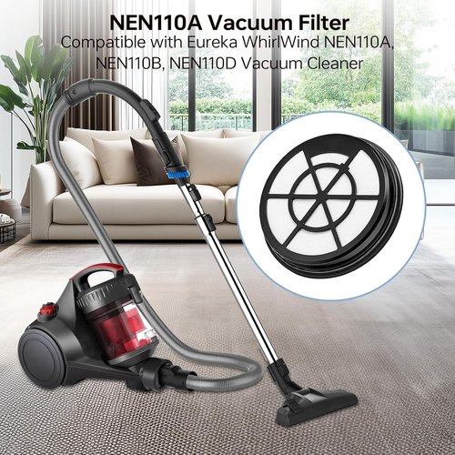 Eureka Vacuum Filter - Compatible NEN110A/NEN110B/NEN110D | 6-Pack Inlet Frame & Sponge Filter