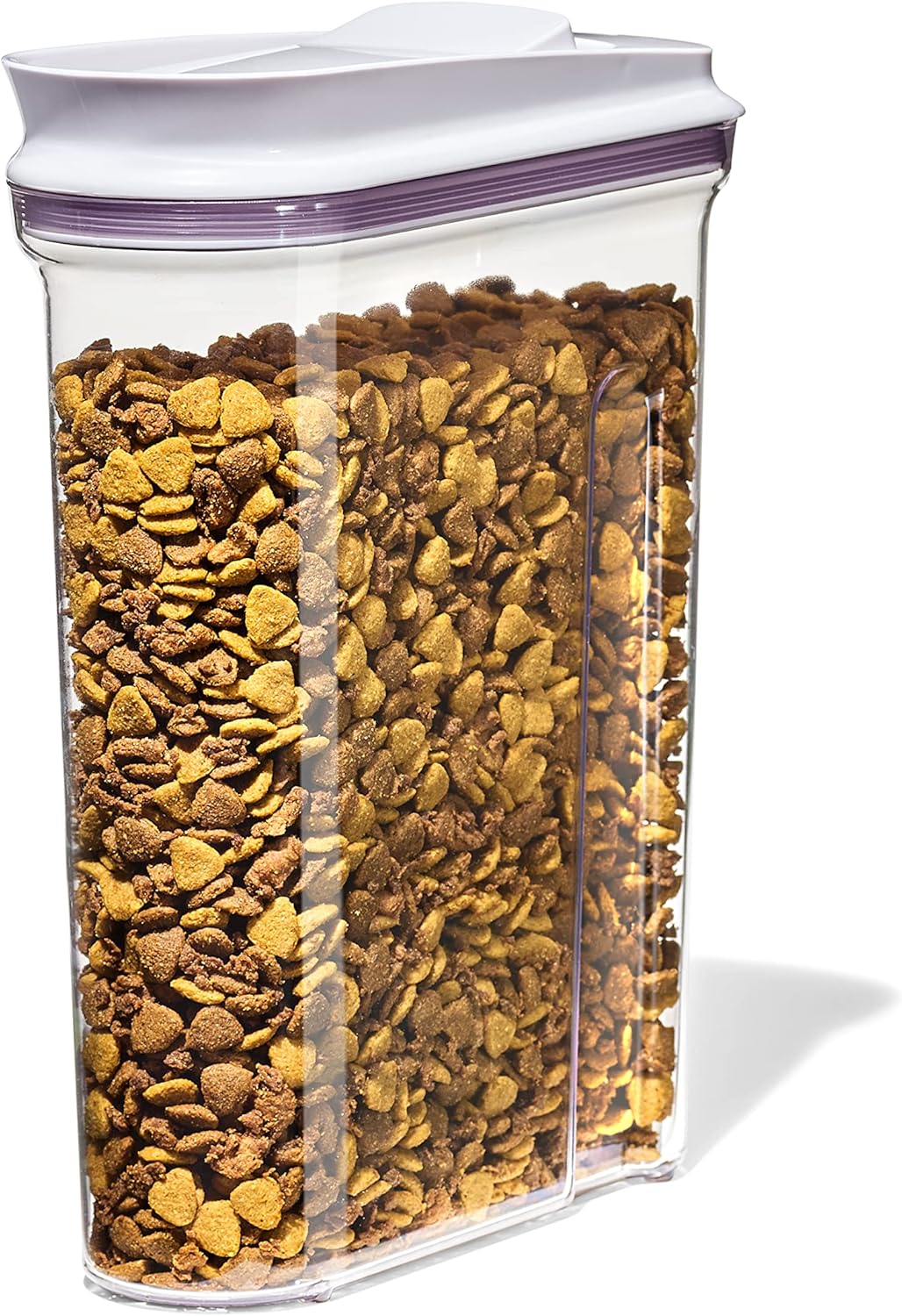 OXO Good Grips Pet Food Dispenser - Airtight 4.5 Qt Container | Holds Up to 4 lbs Dog or 3.5 lbs Cat Food | BPA Free