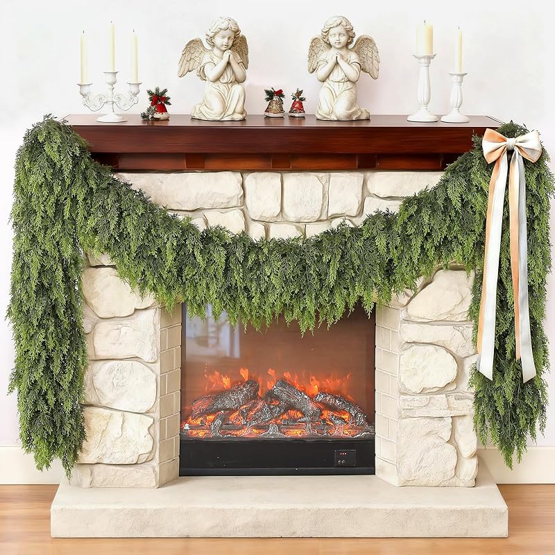 5FT Artificial Cedar Garlands for Fireplace Decoration - 1 Pcs Variation of THIS listing
