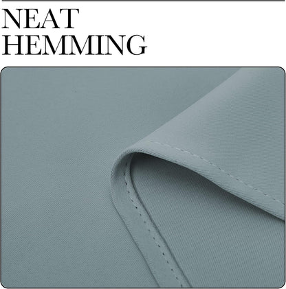 NICETOWN Blackout Curtains - Thermal Insulated Grommet Drapes for Living Room & Bedroom | Stormy Sea, 2 Panels (W42" x L63")
