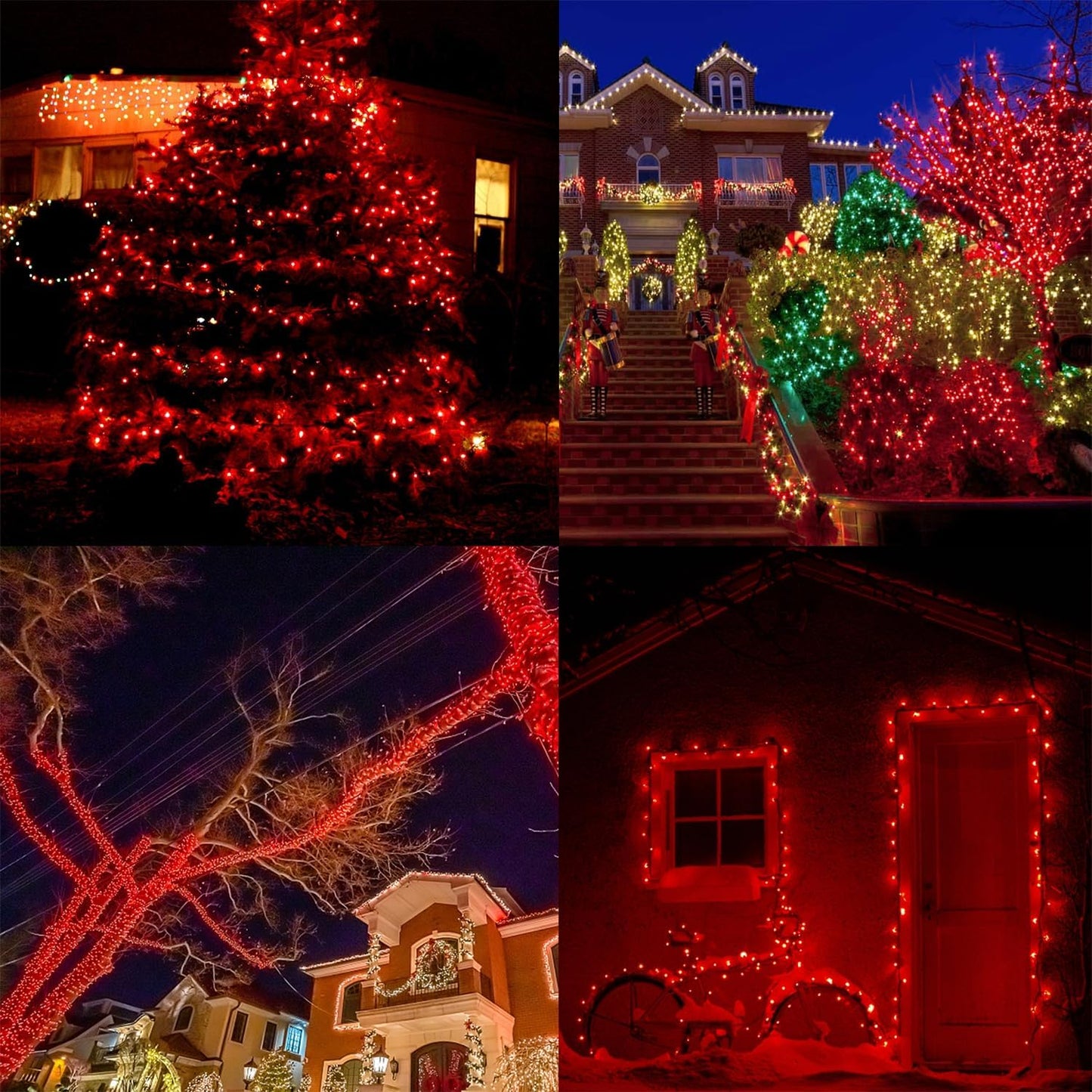 WATERGLIDE 1000 LED String Lights - 328 FT Green Wire Fairy Lights with Remote & 8 Modes | Waterproof for Outdoor Decor