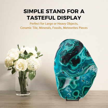 TR-LIFE 14 Inch Heavy Duty Plate Stand | Metal Display Easel for Large Plates & Frames (2 Pack)