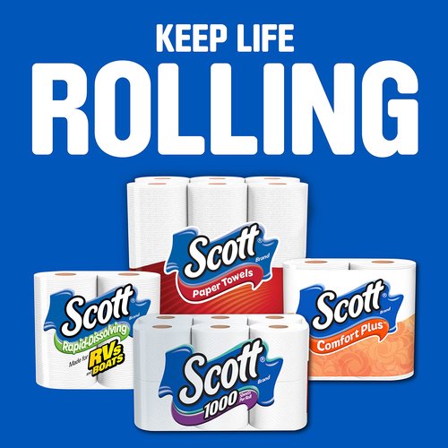 Scott Paper Towels, Choose-A-Sheet - 12 Mega Rolls = 22 Regular Rolls (102 Sheets Per Roll)