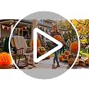Artificial Fall Lavender Topiary Balls Set of 6 Outdoor Garden Decor - Autumn