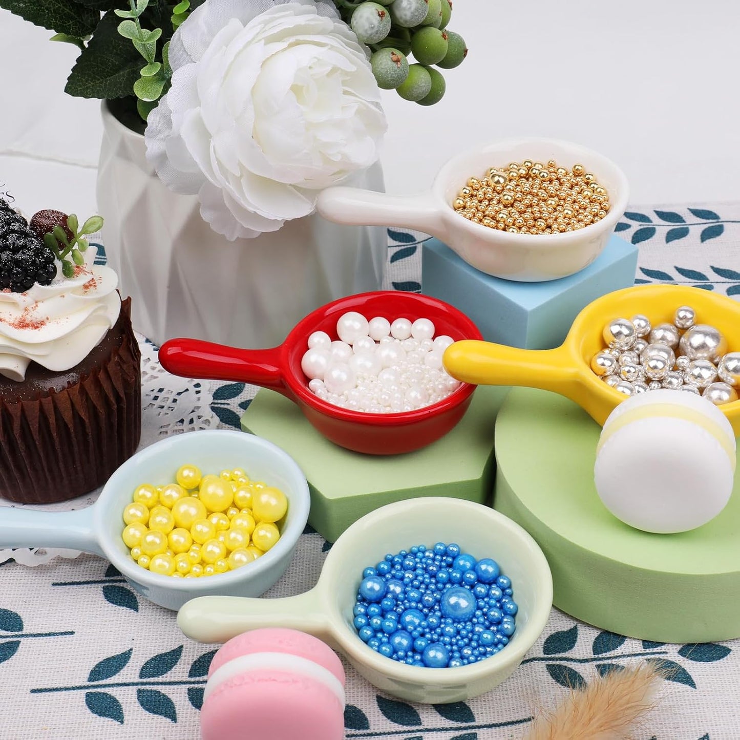 Silver Sprinkles | Edible Silver Pearl Cake Decorating Toppings - 130g/4.6oz for Weddings & Parties