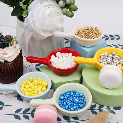 Silver Sprinkles | Edible Silver Pearl Cake Decorating Toppings - 130g/4.6oz for Weddings & Parties