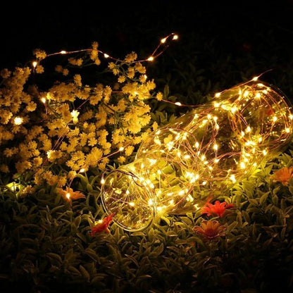 Joomer LED Fairy Lights - 50 LED Battery Operated Starry String Lights | 16FT Warm White, Timer Included