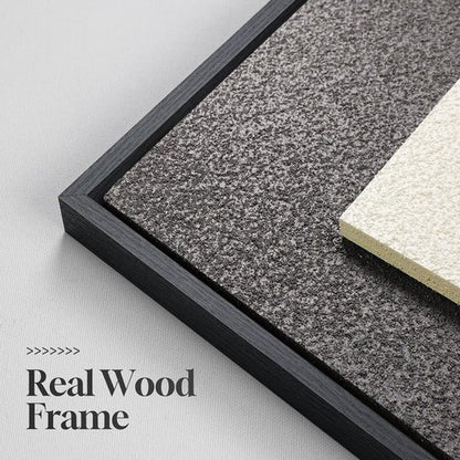 Framed Abstract 3D Textured Wall Art - Modern Neutral 3-Piece Geometric Artwork | 30x60 Inch for Living Room & Home Office Decor