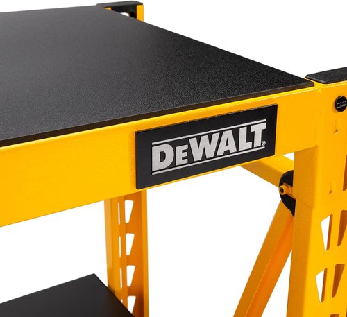 DEWALT Heavy-Duty 4-Foot Industrial Storage Rack - 3 Shelves, Steel Uprights, 4,500 lb Capacity
