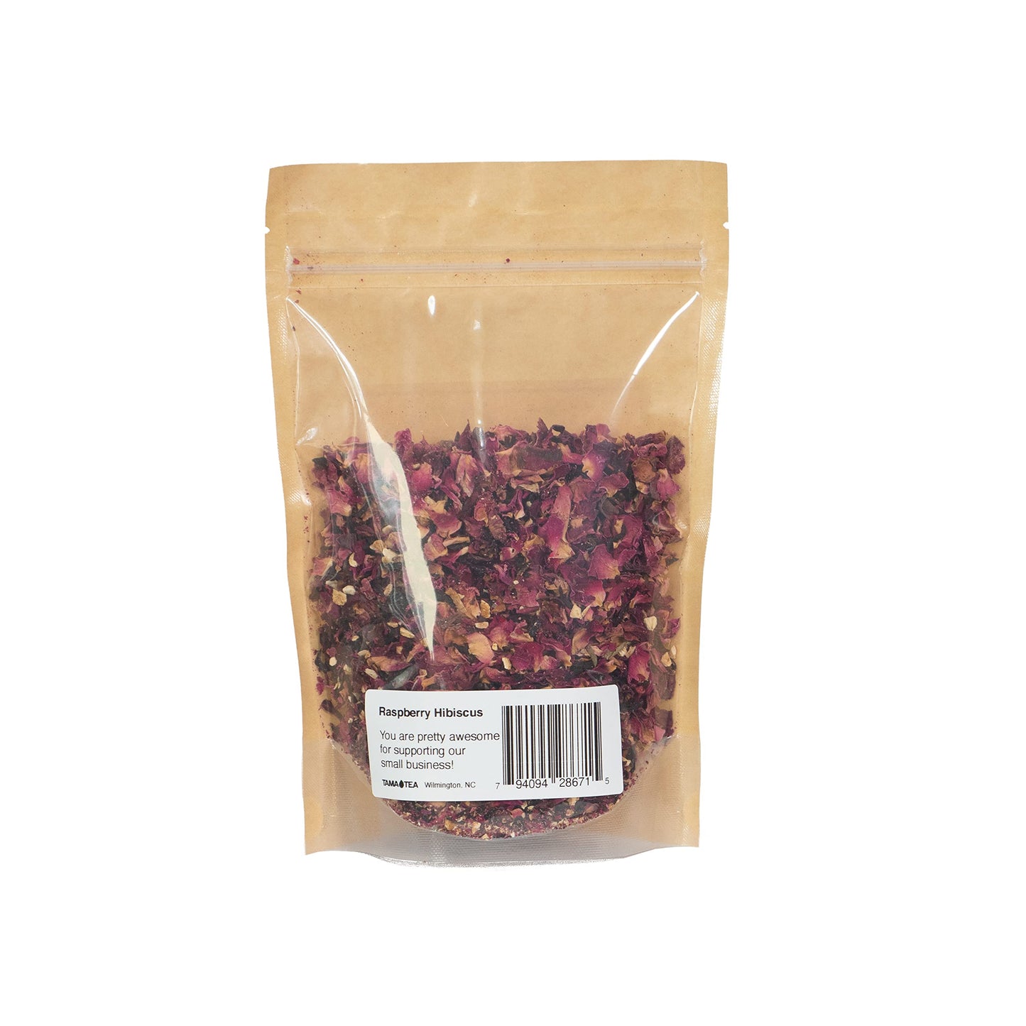 Tama Tea Raspberry Hibiscus Premium Loose Leaf Raspberry Tea - Rich & Aromatic Raspberry Tea - Hot & Iced Tea - Finest Natural Flavor of Smooth and Raspberry Hibiscus Tea - 3.0 Ounce