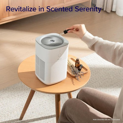 LEVOIT Air Purifier - AHAM Verified for Smoke, Pollen & Odor - Compact White Design for Small Rooms