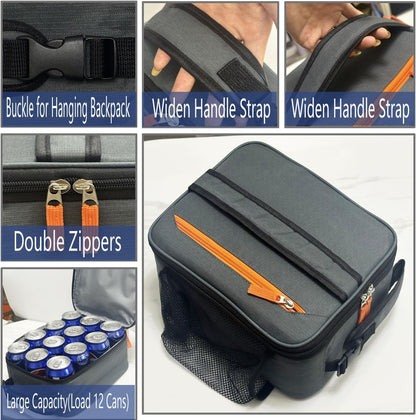 Skiennix Insulated Lunch Box - Portable Stylish Lunch Bag for Men, Teens & Kids | Perfect for Office, School & Picnics
