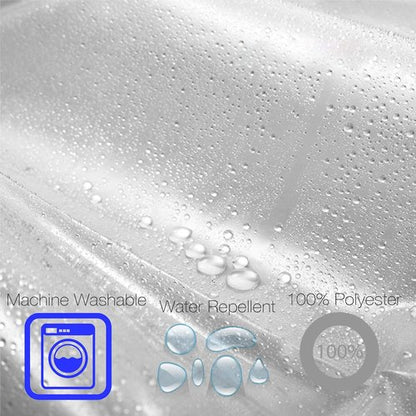 BINO Clear Shower Curtain Liner - Durable 70"x72" PEVA 8G for Bathroom Protection