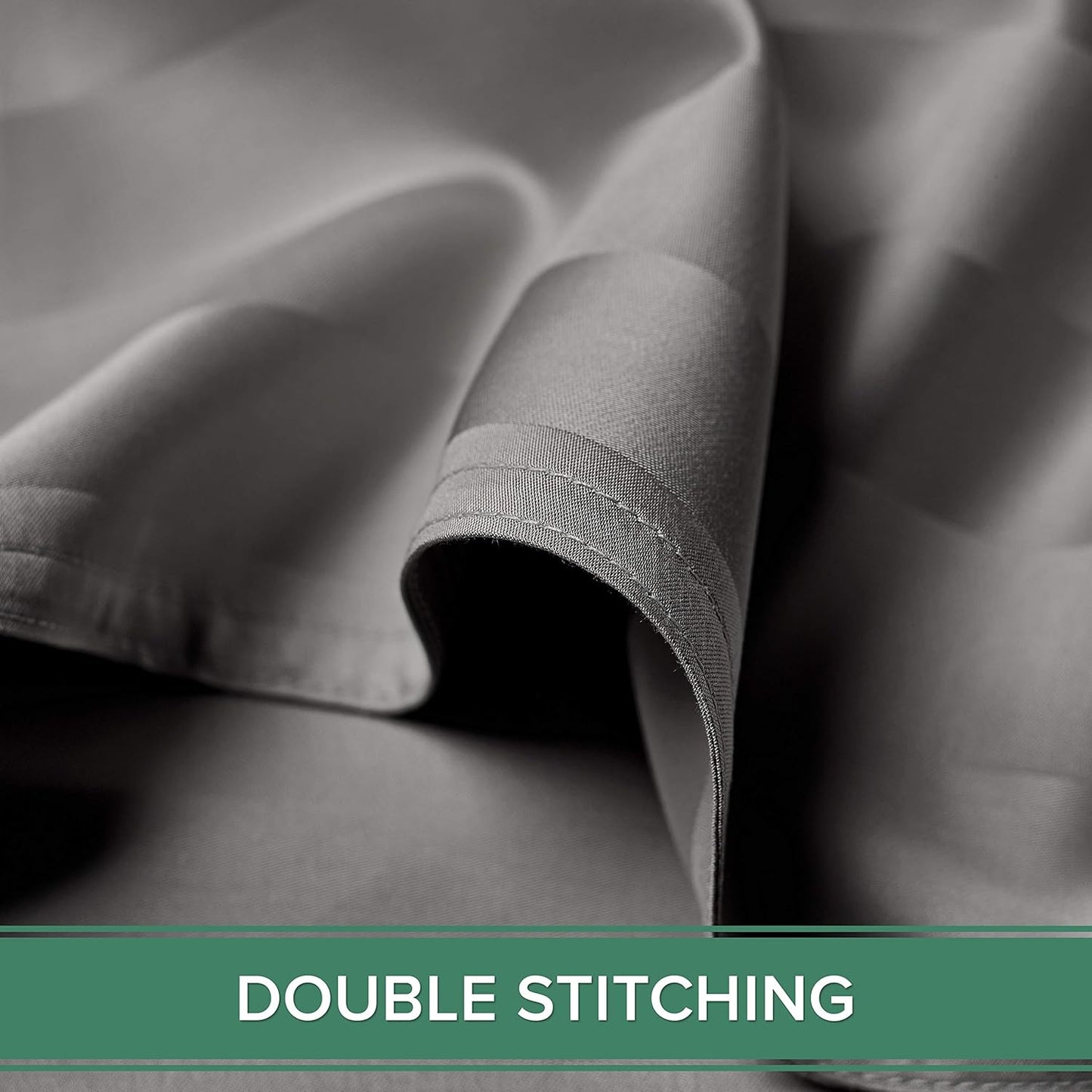 Pure Bamboo California King Sheets - 100% Organic Viscose Bed Set, Soft & Cooling, Jacquard Stone