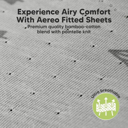KeaBabies Fitted Crib Sheets - Soft Bamboo Viscose Cotton, 2-Pack, 52x28, Gender Neutral (Avocado)