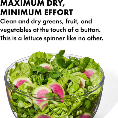 OXO Good Grips Salad Spinner - 6.22 Quart Lettuce & Fruit Washer with Strainer | Pack of 4