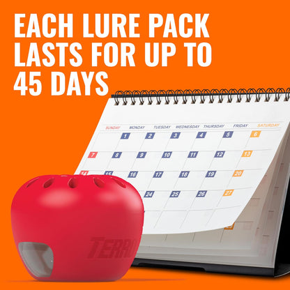 Terro Fruit Fly Traps - Indoor Use | 6 Pack with 270 Days of Lure Supply for Effective Pest Control