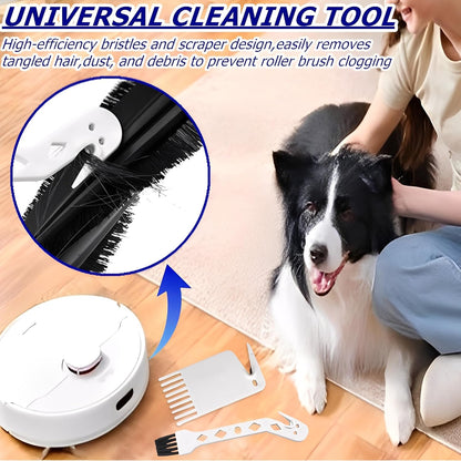 Skiennix Universal Robot Vacuum Brush Kit - Handheld Cleaning Tool for j7, i7, s9, i4, i3, 694 Series