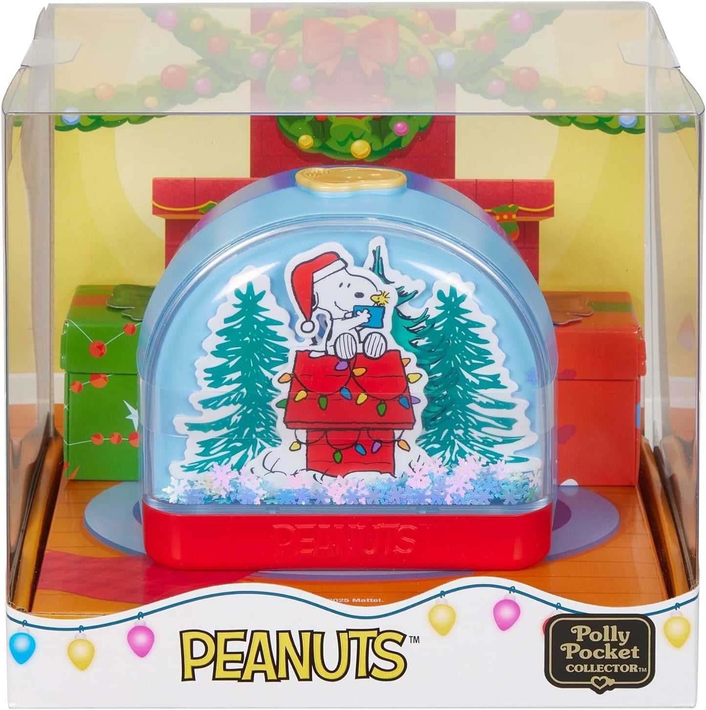 Polly Pocket | Peanuts Collector Compact Playset with Micro Dolls & 7 Themed Accessories