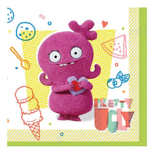 Amscan 'UglyDolls Movie' Multicolor Luncheon Party Napkins, 6.5' x 6.5', 16 Ct.