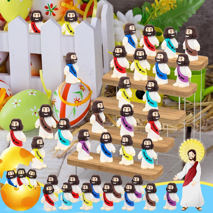 YuDanae Mini Baby Jesus Figures - 200pcs Bulk for Sunday School & Religious Party Favors | Perfect for Baptism Gifts & Easter Egg Stuffers