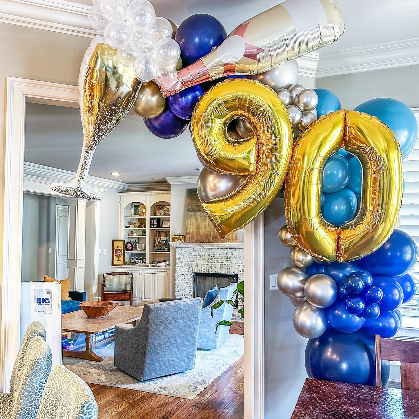 Voircoloria Navy Blue Balloons - 66 Pack of 12-Inch Dark Blue Latex Party Balloons for Celebrations