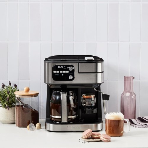 Cuisinart Coffee Center Barista Bar - 4-in-1 Coffee Maker with Single-Serve Pod Compatibility | Black