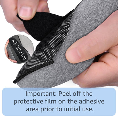Skiennix Memory Foam Neck Pillow - Ergonomic Travel Comfort for Airplanes & Car Rides | Compact Grey Design