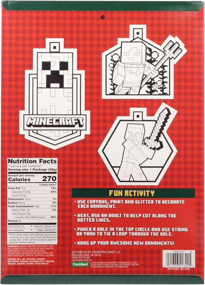 Minecraft 2025 Christmas Advent Calendar - 24-Day Holiday Countdown with Chocolate Treats | 1.76 Ounce