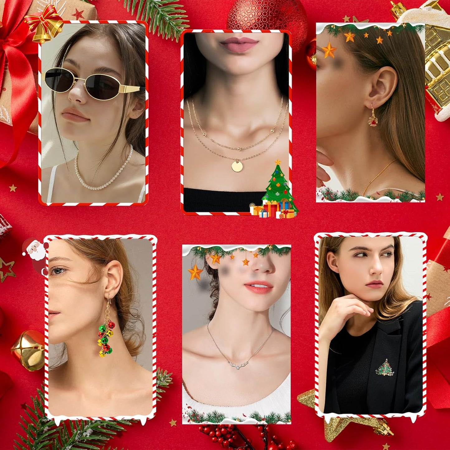 Regine Switzerland | 24-Piece Christmas Beauty & Jewelry Bath Set - Perfect Gift for Women & Girls