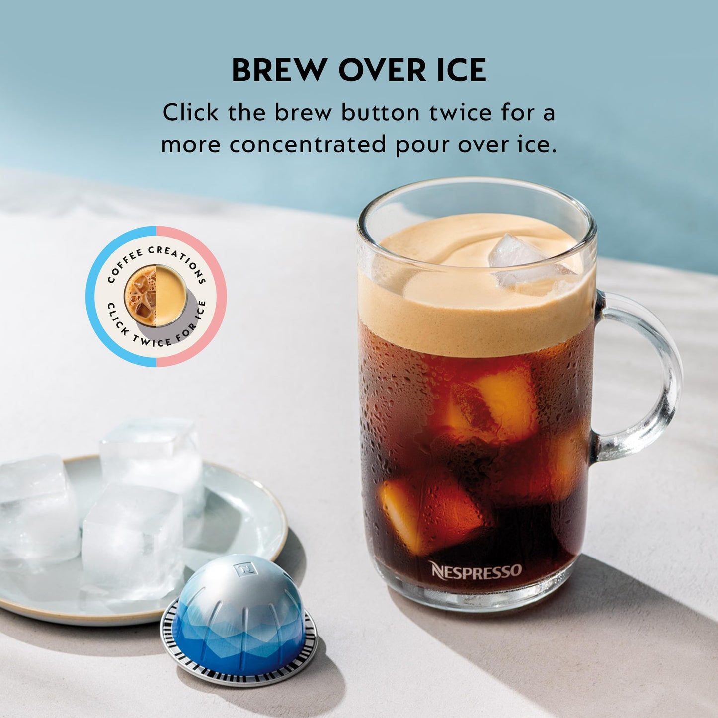 Nespresso Vertuo Plus Coffee and Espresso Maker by Breville, Ink Black with Aeroccino Milk Frother
