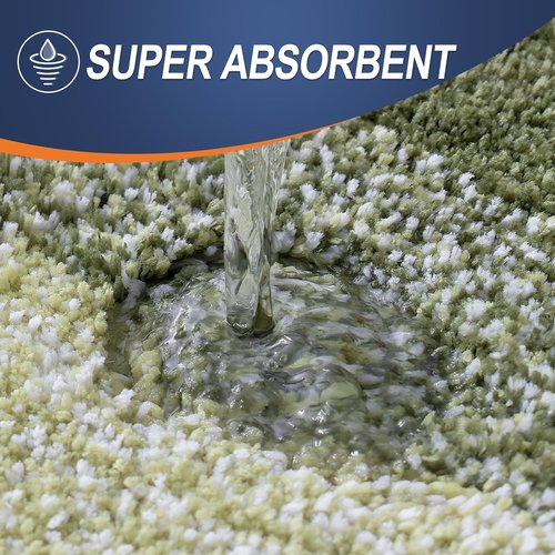 OLANLY Bathroom Rugs Mat 47x24, Extra Soft Absorbent Microfiber Bath Rugs, Rubber Backing, Quick Dry, Machine Washable Bath Mats for Bathroom Floor, Tub and Shower, Home Decor Accessories, Dark Green